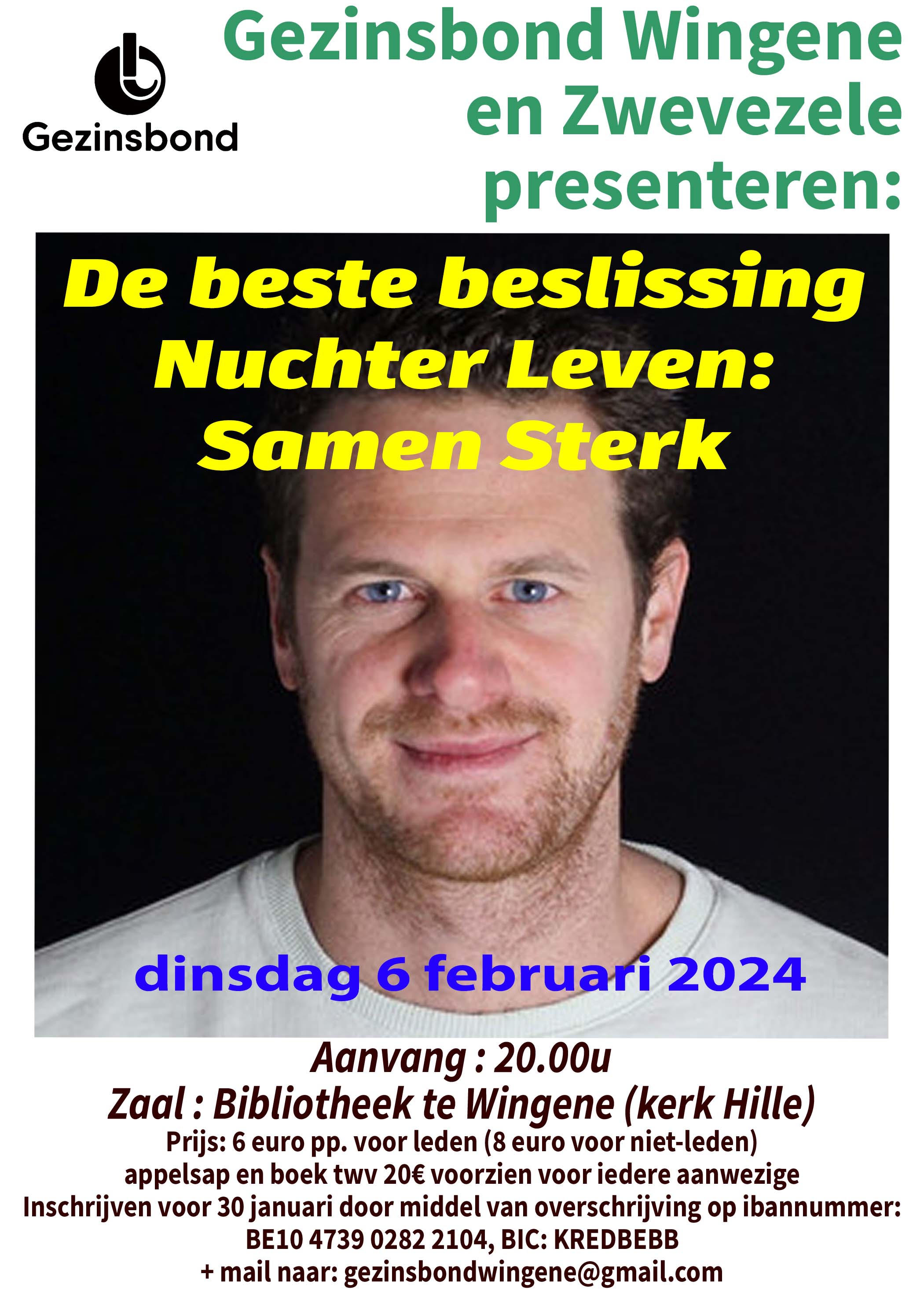 Lezing "De Beste Beslissing" | Gezinsbond